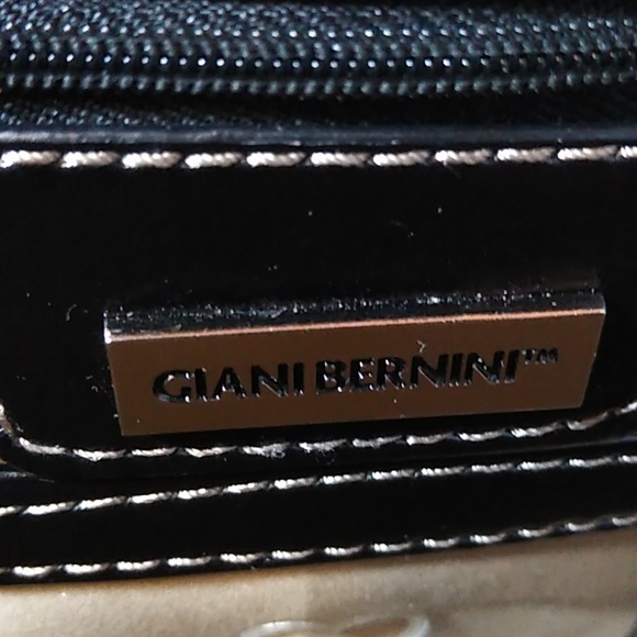 Giani Bernini black leather domed satchel - Picture 7 of 16